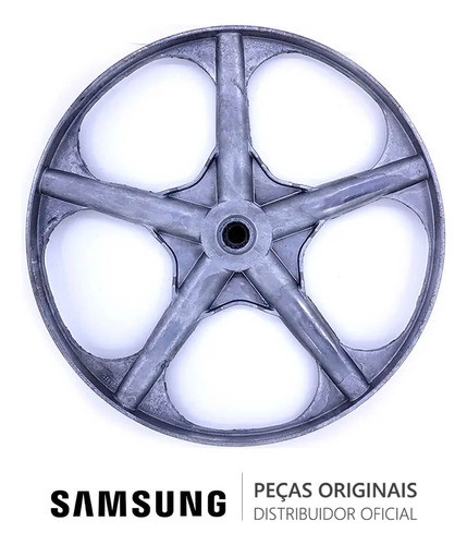 Polia Esquerda Motor Lava Seca Samsung Wd10n64foox 0