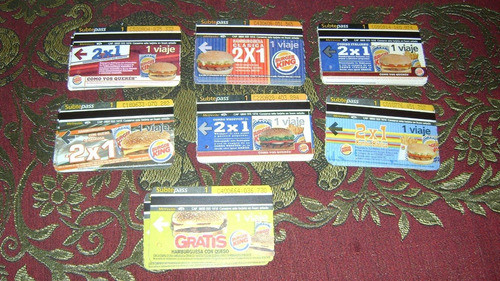 Tarjetas Subtepass Serie Burger King 2 Gratis 2 Por1serie 74 0