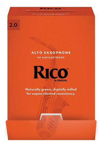 Cañas Para Saxo Tenor Rico Strength 2.0 Paquete De 25 Unid. 0