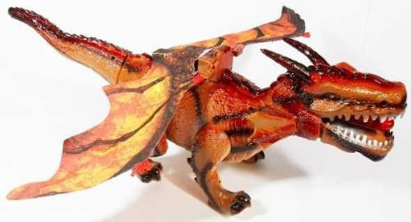 Brinquedo Dragao, Dinossauro 45 Cm Bate Asas E Anda 0