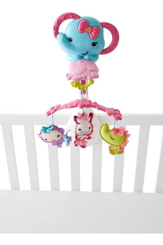 Cunero Fisher Price Movil Rosa Bebe Nena Niña Recien Nacida 1
