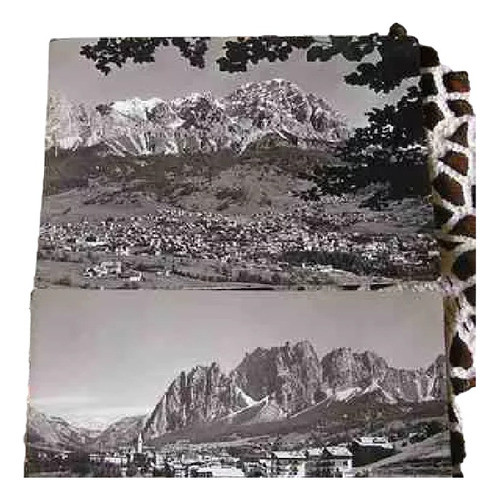 2 Postales De Cortina Blanco Y Negro Decada Del 50 0