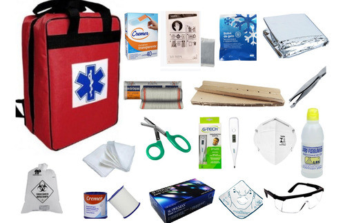 Kit Primeiros Socorros Coletivo Completo 0
