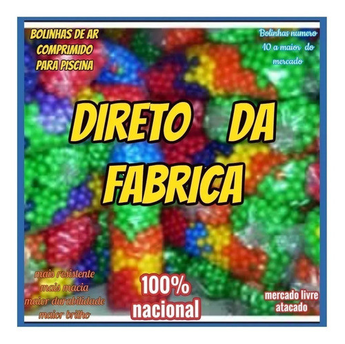 Bolinhas Para Piscina  Direto Da Fabrica Kit Com 1000+brinde 1