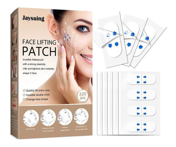Parches Tensores Lifting Facial Adhesivo Instantaneo X120 Un 0