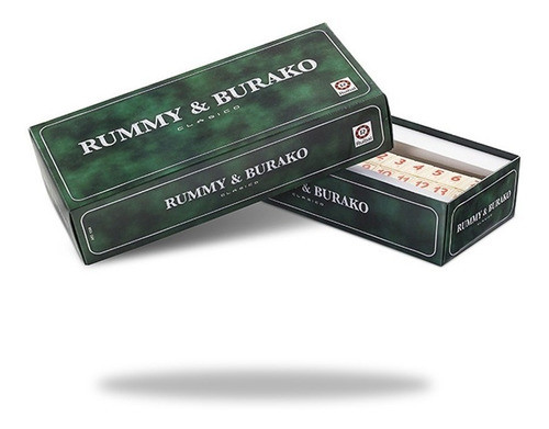 Juego De Mesa Rummy-burako Clásico Ruibal Original 1