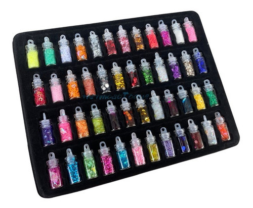 Set De 48 Brillos Para Uñas, Hermoso Toque 1