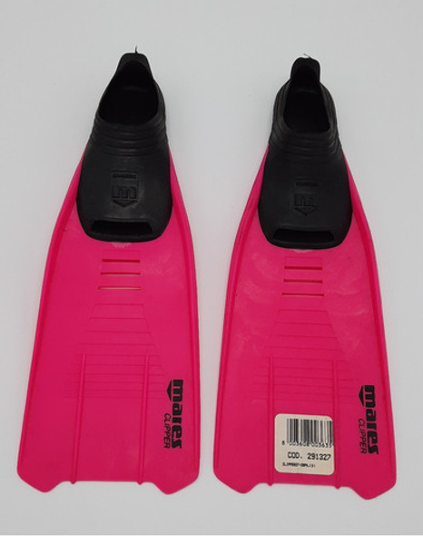 Patas De Rana Aletas Mares Clipper Rosada Niño Piscina Playa 0