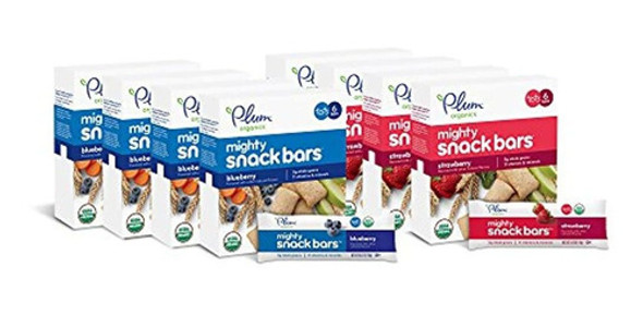Plum Organics Mighty Snack Bars, Snack Orgánico Para Niños P 0 Plum Organics Mighty Snack Bars, Snack Orgánico Para Niños P 0
