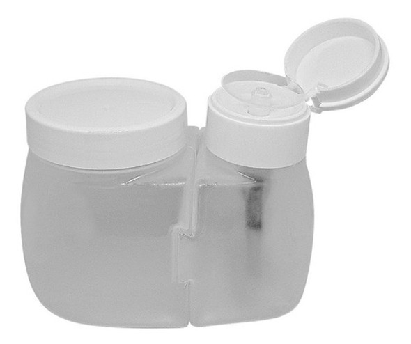 Dosador De Removedor Com Porta Algodão Manicure Santa Clara 0