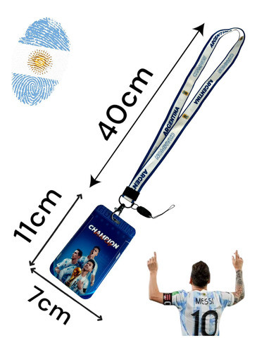 Porta Sube Argentina Con Correa Unico Rigido 1