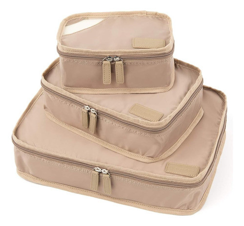 Travelpro Essentials: Cubos De Embalaje, Caqui, Paquete De 3 0