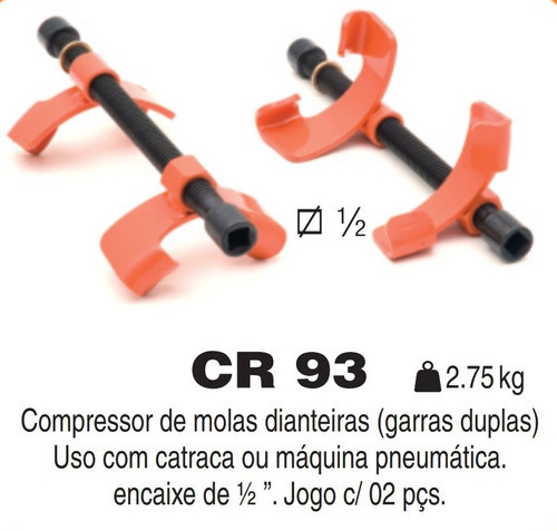 Prensa Resortes De Suspensión 2 Garras Enc 1/2  Extra Reforz 1