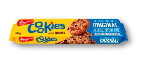Biscoito Cookies Bauducco Original 100gr - Kit Com 3 0