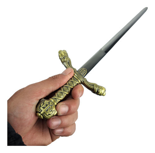 Enfeite Parede Decorativo Espada Medieval Dupla Em X Leão 1