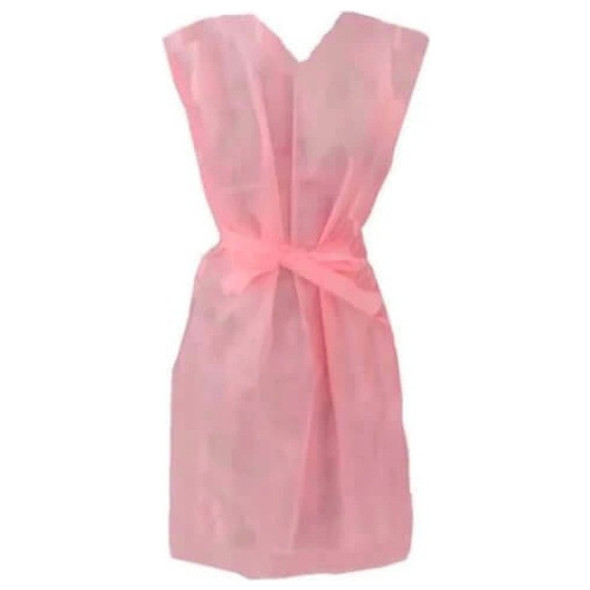 Avental Descartável Sem Manga Rosa 30 Gramas 20 Unidades 0