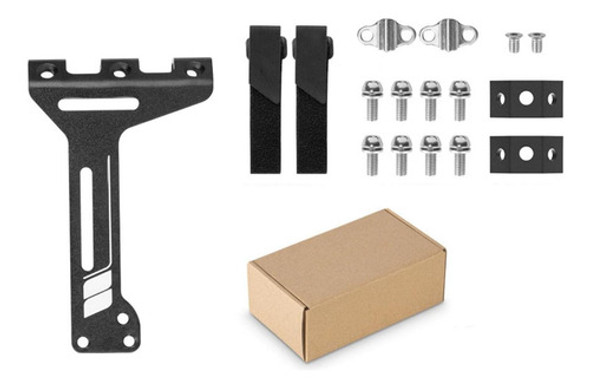 Adaptador Para Portabotellas De Bicicleta Negro De Aluminio 1