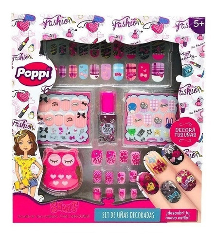 Mi Primer Set Infantil Uñas Postizas Decoradas Accesorios 0