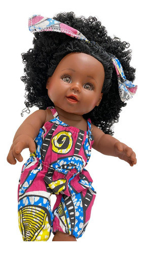 Muñeca Rulos Y  Con Ropa 1