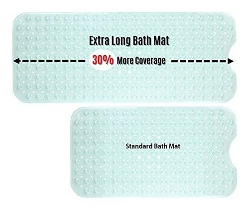 Alfombra X L Antideslizante P/ Baño100x40cm/ Verde Claro T 1