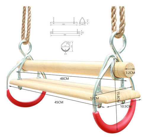 Assento De Balanço De Madeira, Assento De Balanço, 1