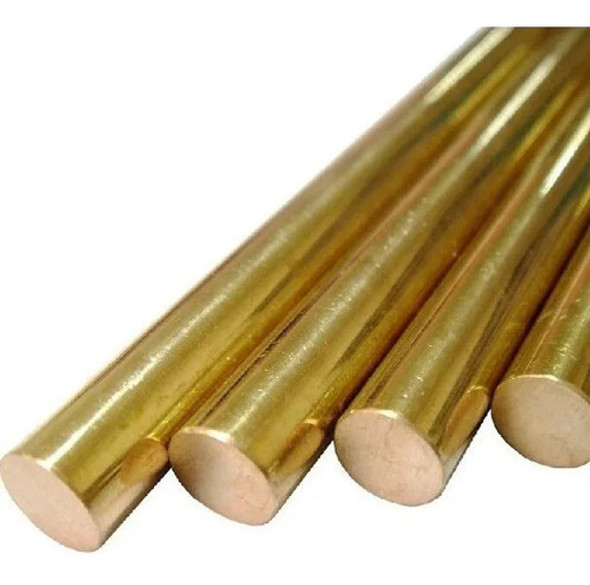 4 Pinos De Latão 8 Mm X 50 Cm Para Cabos De Facas Cutelaria 0