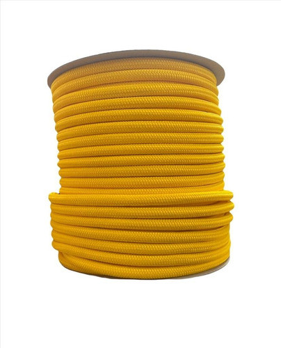 Soga Polipropileno Trenzada 14mm X 100 Metros Color Amarilla 0