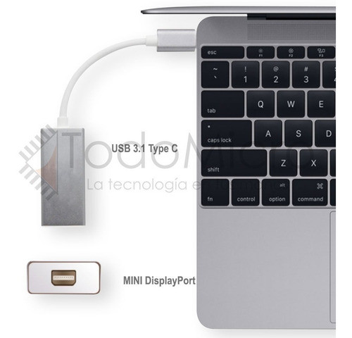 Adaptador Usb C A Thunder Bolt Extender Duplicar Pantalla 1