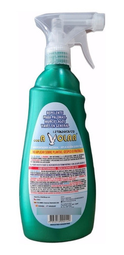 Repelente Palomas Murciélagos Aves 500ml Listo Para Usar 1