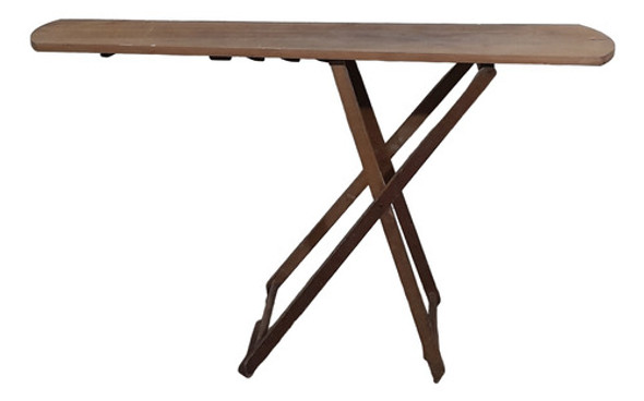 Antiguo Vintage Tabla Planchar Madera Plegable 150x30x90cn 0