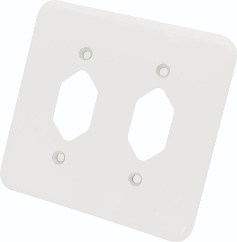 Kit 30 Placas P/ 1 Tomada + 1 Tomada 4x4 Linha Pollar 0