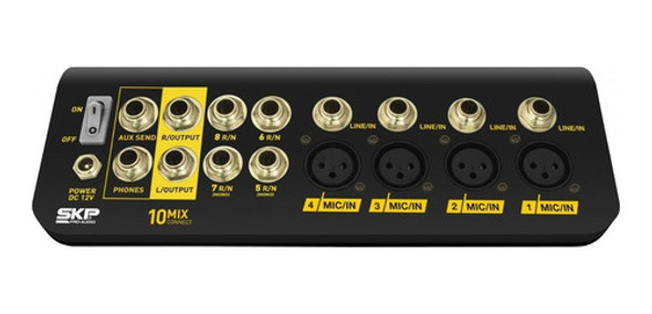 Consola Pasiva Skp Pro Audio 10 Canales Mixconnect 10 1