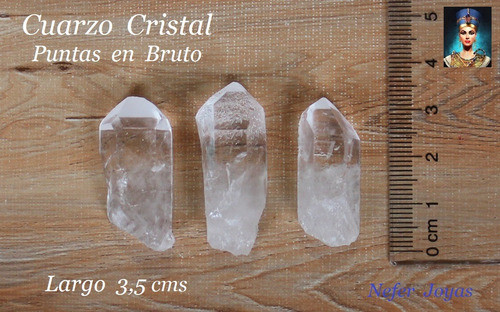 Reiki Puntas Especiales De Cuarzo Cristal En Bruto - 3,5 Cms 1