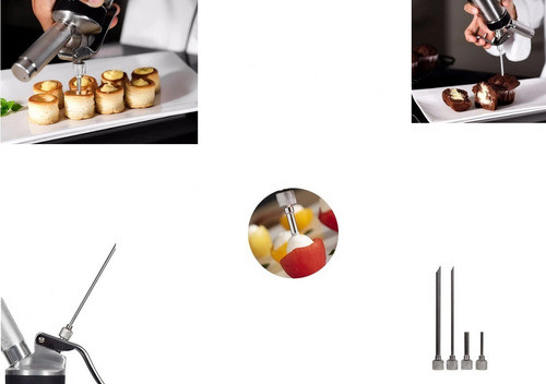 Bicos Injetor Agulha Sifão Cremes Confeiteiro Culinário C/4 1