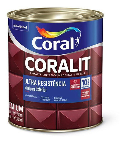 Coralit Ultra Alto Brilho Verde Colonial 0,9l 0