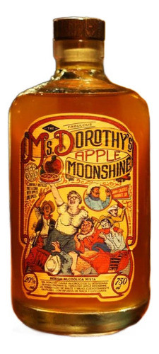 Kit 2un Ms Dorothy Apple Moonshine - 750ml 0