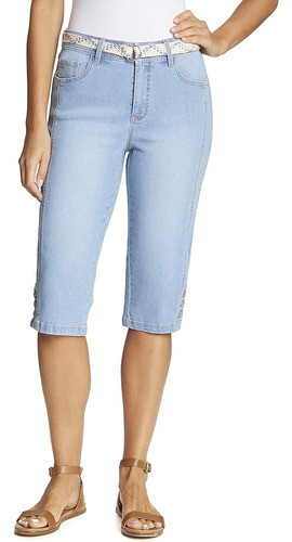 Gloria Vanderbilt Talla Mujer Mila Pantalón Corto Skimmer Co 0