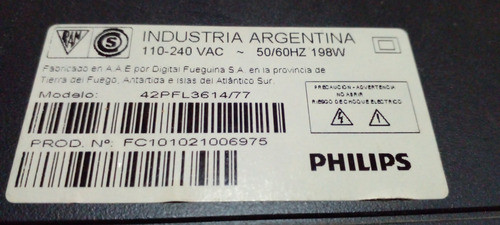 Placa Main Tv Philips 42plf3614/77 1