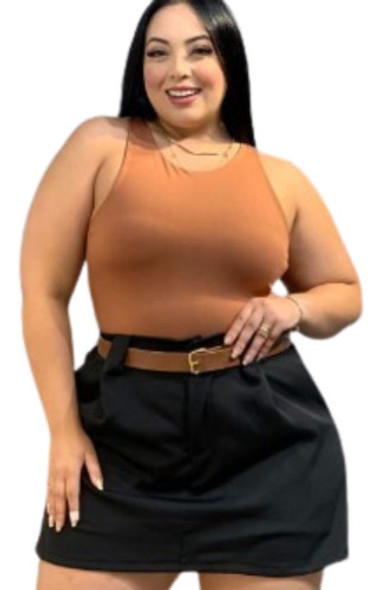 Short Saia Alfaiataria Plus Size Da Linha Premium 0