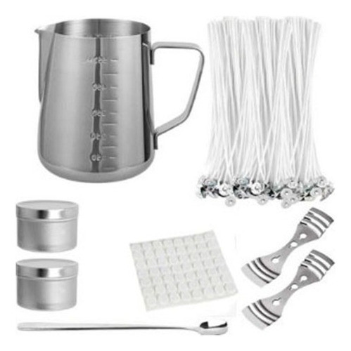 Kit Para Fazer Vela Caseira Artesanal Aromática Iniciante. 0