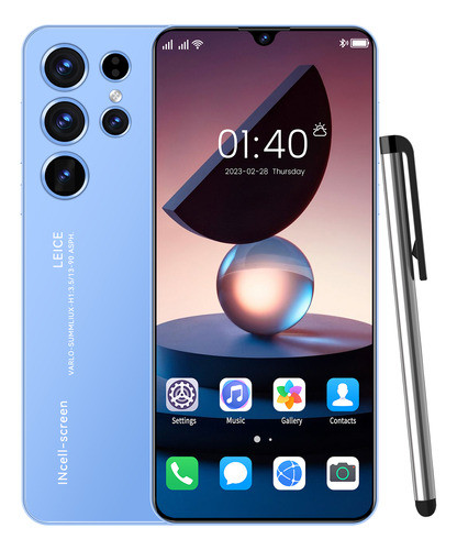 Telefone Barato Android Skin Adesiva S23ultra 5.5 Azul 0