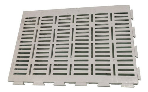 Piso Plástico Branco Para Lavação Automotiva 60x40 Kit 10 Un 0
