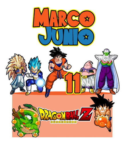 745 - Arquivo Digital Topo De Bolo Dragon Ball 0