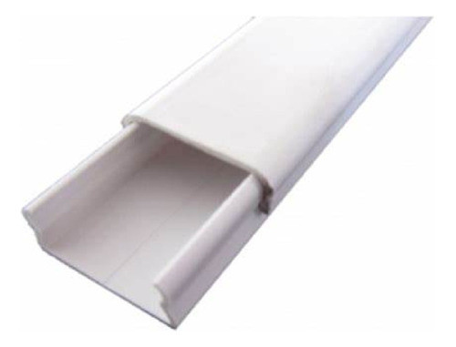 Cablecanal Pvc Blanco 14x7 Con Autoadhesivo Zoloda 0
