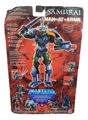 Figura Samurai Man At Arms De Master Of De Universe (2002) 1