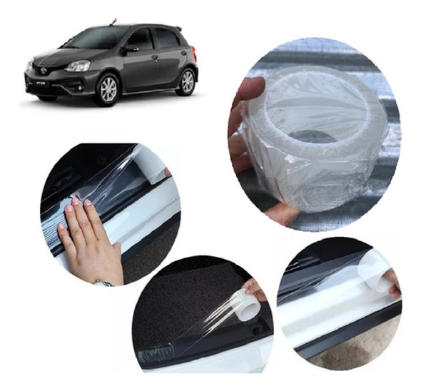 Cubre-zócalo De Puertas Rollo Protección Toyota Etios 2016 0