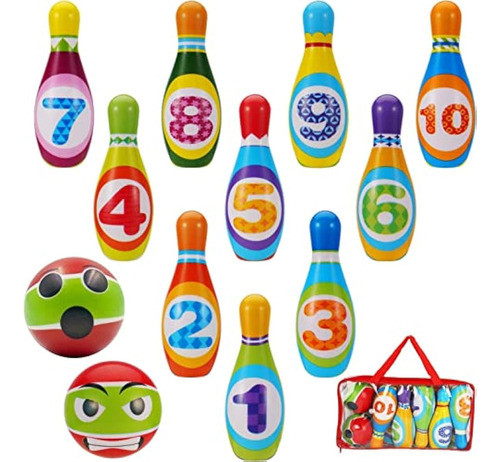 Dmsbuy Juguetes De Bolos De Coordinación Mano-ojo, 0