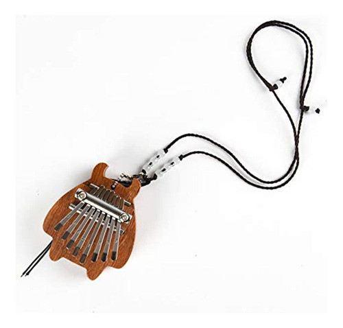 8 Teclas Mini Kalimba Exquisito Dedo Pulgar Piano Marimba Mu 1