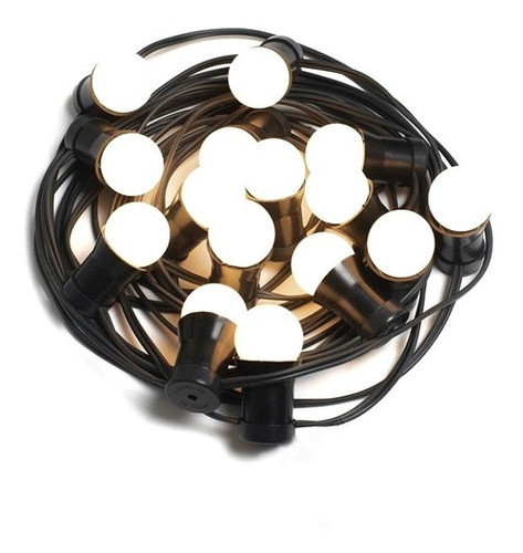 25 Metros Guirnalda De Luces Exterior Opal Blanco Calido 0