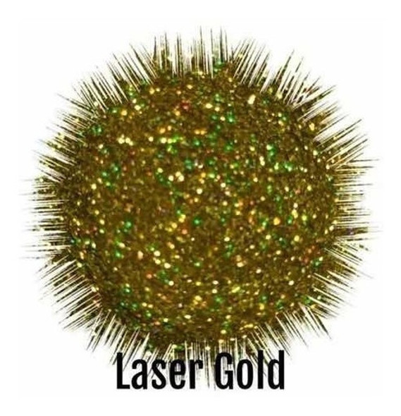 Polvo Comestible Glitters Dorado Brillos King Dust Laser 4g 1